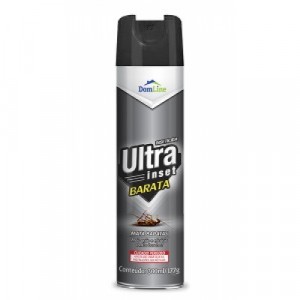 Multi-Inseticida Frasco 300ml Aerossol Ultra-Inset Mata Baratas Domline