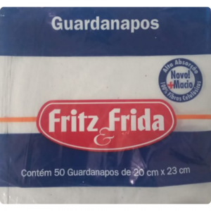 Guardanapo Mesa Folha Simples 20x23cm Fardo C/24x50 Fritz & Frida