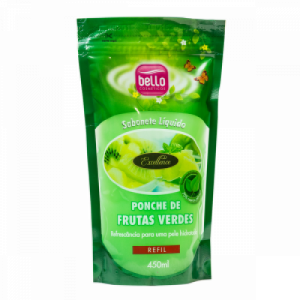 Sabonete Líquido Refil 450ml Bello Ponche de Frutas Verdes