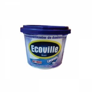 Desumidificador Anti-Mofo Pote 80gr Lavanda Ecoville