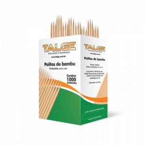 Palito Dental Embalado Talge Display C/1000