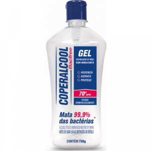 Álcool Gel 70,0 INPM Frasco 350gr com Hidratante Flip-Top Coperalcool