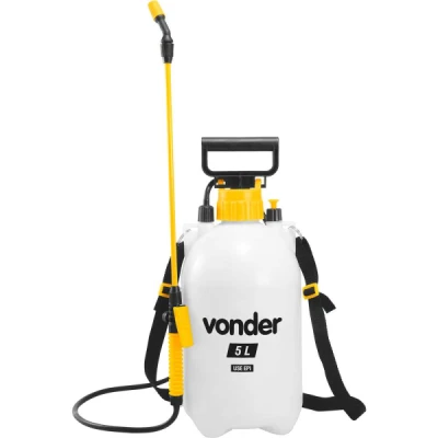 Pulverizador Plástico com Compressão Prévia 5000ml (5 Litros) PVC PL-005 Vonder