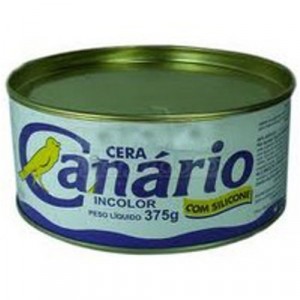 Cera Pasta Tradicional Lata 450gr Canário Incolor