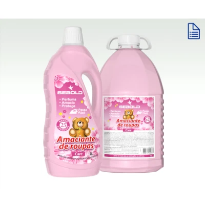 Amaciante Roupas Perfumaodo Bombona 5 Litros Sebold Care (Rosa) 0511