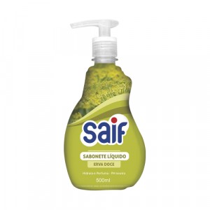 Sabonete Líquido Perfumado Handfresh Frasco 500ml Saif Erva Doce