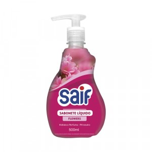 Sabonete Líquido Perfumado Handfresh Frasco 500ml Saif Flowers