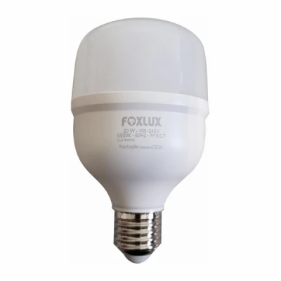 Lampada LED 220V 20W Luz Branca Foxlux (TBS) 76762-0