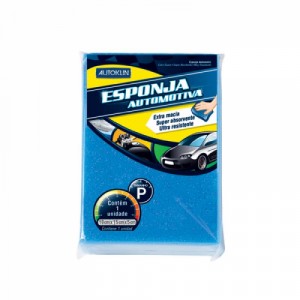 Esponja Automotiva Super Absorvente 10x15x05cm Alklin Auk-7106