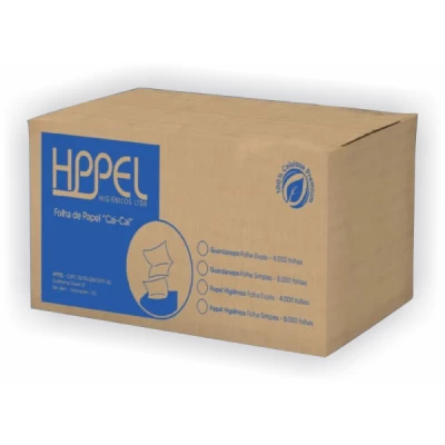 Papel Cai-Cai (100% Celulose) Folha-Dupla 10x20cm Caixa C/5000 HPPEL-I12