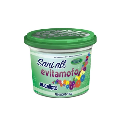 Desumidificador Anti-Mofo Pote 80gr Sani-All Eucalipto Adesul 439