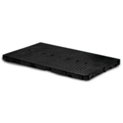 Estrado Piso Plástico  ALC (4,5x60x100cm) MS1060 Modular Preto Mercoplasa