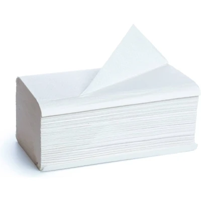 Toalha Papel Interfolhado (100% Celulose) (20cm x 21cm) 20gr Fardo C/5000 Kirius Soft Slim 0029