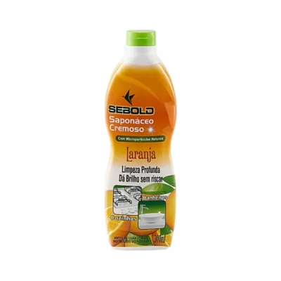 Saponaceo Perfumado Cremoso Frasco 300ml Sebold Laranja 0709