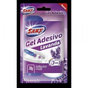 Gel com Aplicador para Vaso Sanitário Perfumado Blist C/6 Aplicações Cada Sany Lavanda