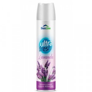 Aromatizante Ambiental Aerossol Frasco 400ml (Lavanda) Ultra Fresh (Domline)