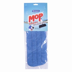 Refil para Mop Spray Plus Microfibra Azul Bompack