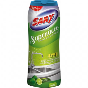 Saponáceo Perfumado Pó Frasco 300gr Sany-Mix Limão