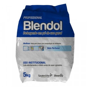 Detergente Pó sem Perfumado Saco 5kg Blendol Institucional