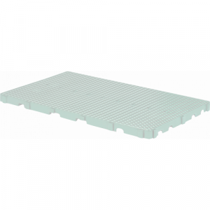 Estrado Piso Plástico Modular 100x60cm MS1060 Branco Mercoplasa