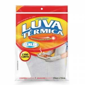 Luva Térmica Cano Curto 23x18 Alklin Alk-7491