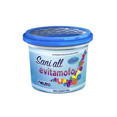 Desumidificador Anti-Mofo Pote 80gr Sani-All Neutro Adesul 441