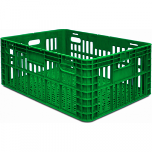 Contentor Caixa Plástica 115 Litros MS115 31x57x77cm Verde Mercoplasa