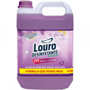 Desinfetante Perfumado Bombona 5 Litros Louro Fresh Lavanda