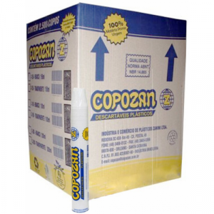 Copo Plástico   80ml PP Transparente Tira C/100 Copozan