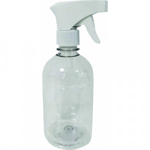 Pulverizador Plástico com Gatilho 1000ml Pet Transparente Cristal