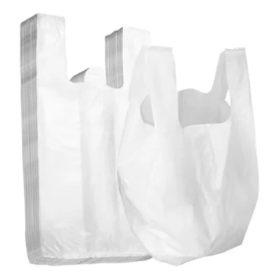 Sacola Plástica Virgem Branca 30x40cm (M6) Fardo 2kg Extra-Forte Plastkingdom