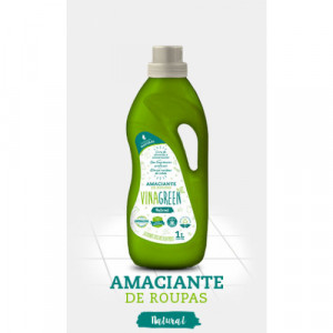 Amaciante de Roupas Sem Perfume Frasco 1 Litro Vinagreen Natural Coperalcool