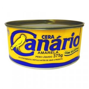 Cera Pasta Tradicional Lata 450gr Canário Amarela