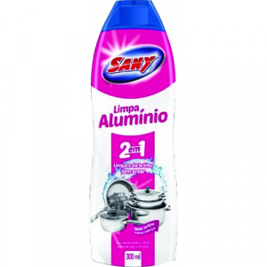 Limpador para Metais Frasco 500ml Polidor Alumínio e Inox Sany