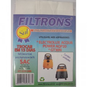 Refil para Aspirador Electrolux GT30N Sul Descartaveis