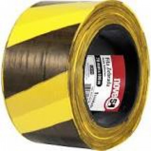 Fita sem Adesivo Zebrada 70mm Rolo C/100m Nove54 Vonder