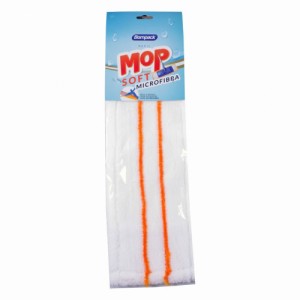 Refil para Mop Soft Microfibra Laranja Bompack