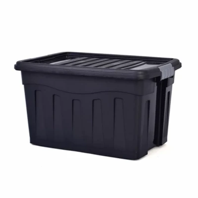 Organizador com Tampa 53,0 Litros com Trava+Rodas (60,7x42,7x36cm) MBplast 0915