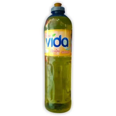 Detergente Líquido Frasco 500ml Vida Neutro