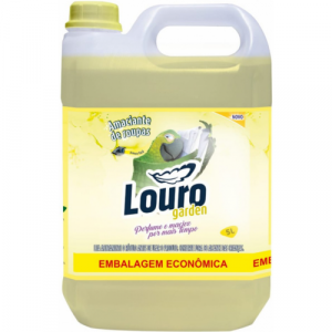 Amaciante Roupas Perfumado Bombona 5 Litros Louro Garden Amarelo