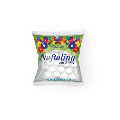 Naftalina Bolas Pacote 40gr Sani-All Adesul 040