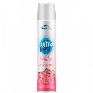 Aromatizante Ambiental Aerossol Frasco 360ml (Pétalas de Rosas) Ultra Fresh (Domline)